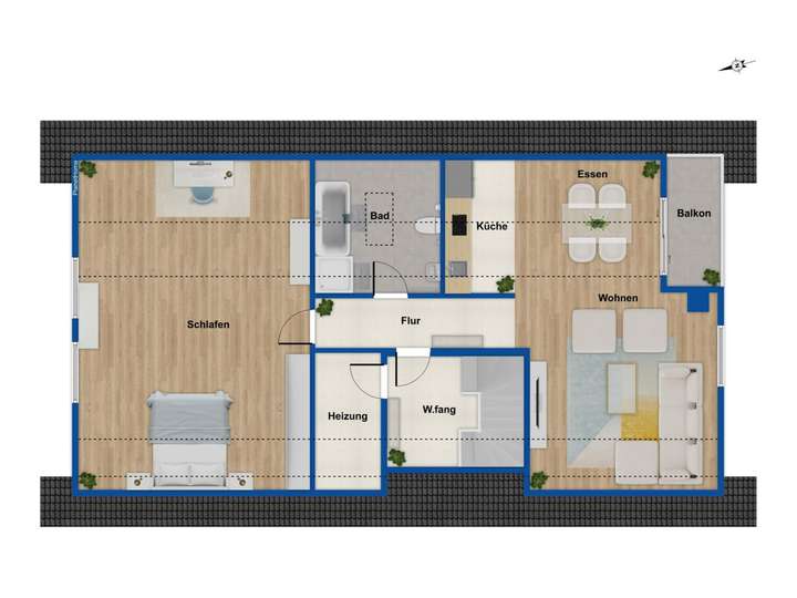Grundriss Dachgeschoss