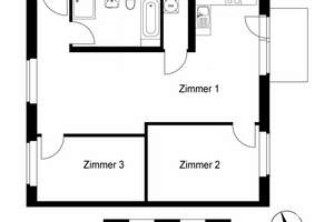 3-Zimmer-Wohnung mit WBS 160 oder WBS 180  – Anne-Frank-Straße 12, 12524 Altglienicke, Berlin – Vorschaubild 2
