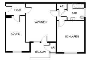 2-Zimmer-Wohnung mit WBS – Froschlake 30, 44379 Marten, Dortmund – Vorschaubild 5