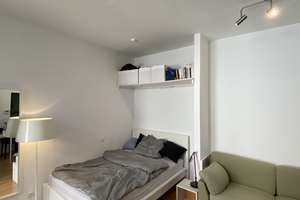 Helle 31qm Wohnung mit Balkon am Hafen/Hansaring – Möbliert auf Zeit (März–Mai) – Die vollständige Adresse der Immobilie erhältst du vom Anbieter., 48155 Hafen, Münster – Vorschaubild 3