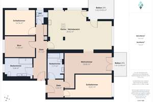 Exklusive Designwohnung mit zwei Balkonen – flexibel teilbar – Die vollständige Adresse der Immobilie erhältst du vom Anbieter., 48159 Kinderhaus-Ost, Münster – Vorschaubild 44