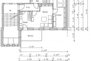Borna-Heinersdorf: Ruhige 2-Zimmer-Wohnung mit großem Balkon (Hofseite), Laminatboden & Badewanne – Wittgensdorfer Straße 6, 9114 Chemnitz – Vorschaubild 3