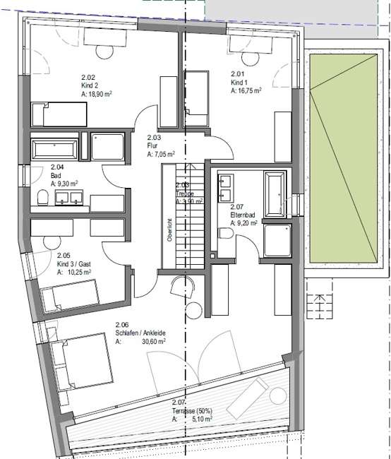 WestVillen View 35 - Grundriss