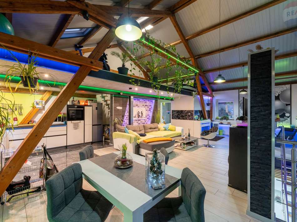 Haus hinten Essbereich