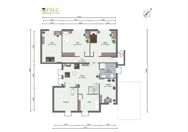 Grundriss Souterrain