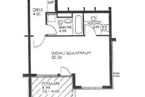 Lichtdurchflutete Einzimmerwohnung mit Dachterrasse, Einbauküche, Kellerabteil und Garage – Dietzfelbingerplatz 3, 81739 Altperlach, München – Vorschaubild 20