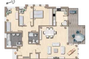 Ankommen & Wohlfühlen: Elegante 4-Zimmer-Wohnung in einer der begehrtesten Lagen – 79104 Herdern-Süd, Freiburg im Breisgau – Vorschaubild 18