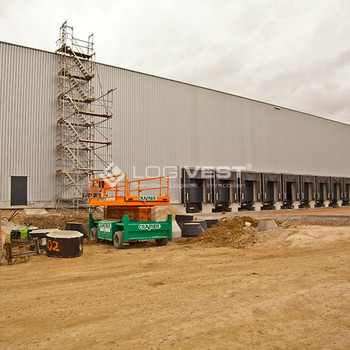 Neubau einer Logistikhalle in Pulheim im Rheinland