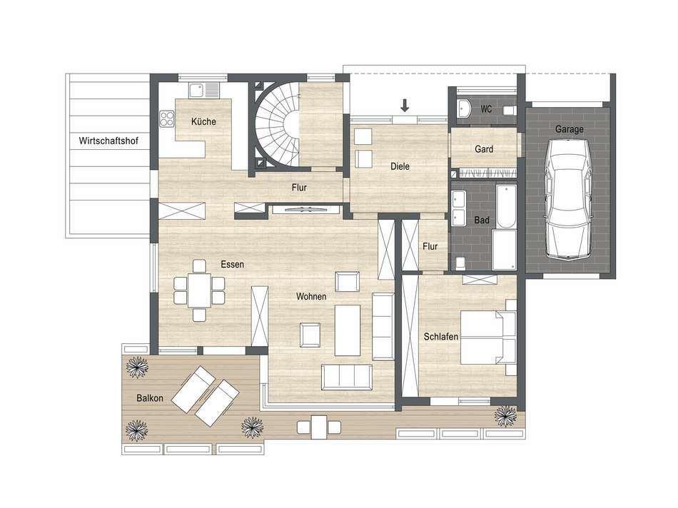 Grundriss EG