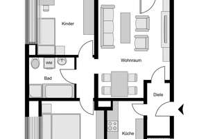 3,5-Raum-Wohnung mit Terrasse & Garage
in Wattenscheid – Die vollständige Adresse der Immobilie erhältst du vom Anbieter., 44866 Wattenscheid-Mitte, Bochum – Vorschaubild 8
