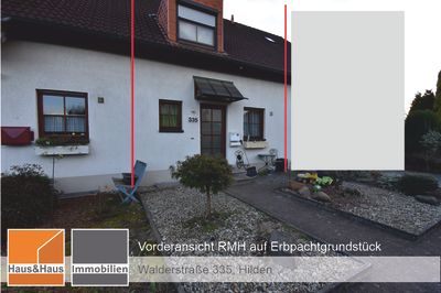 Schönes RMH mit kleinem Garten und Garage auf Erbpachtgrundstück