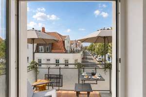 Warnemünde genießen: 3-Zimmerwohnung mit Südbalkon und Kirchenblick