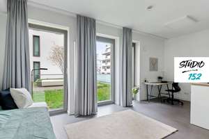 STUDENTS ONLY: Studio 152 - vollmöbliertes 1-Zimmer-Apartment mit EBK, ALL-IN-MIETE, UVM. im Wies...
