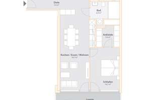 QVIII - 2 ZIMMERWOHNUNG IM SCHWABINGER TOR! – Die vollständige Adresse der Immobilie erhältst du vom Anbieter., 80804 Münchner Freiheit, München – Vorschaubild 5