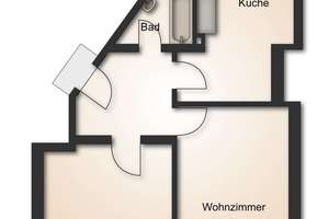 Gepflegte 2-Zimmer-Wohnung als sichere Kapitalanlage – Die vollständige Adresse der Immobilie erhältst du vom Anbieter., 30171 Südstadt, Hannover – Vorschaubild 4