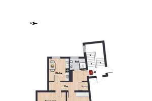 Zimmer 13,90 m² innerhalb einer 2er-WG // 1.OG li, Zimmer 0105 – Kleiststr. 13, 38440 Stadtmitte (Ortsteil), Wolfsburg – Vorschaubild 6
