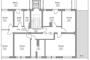 Südstadt Perle! 3 Zimmer-Wohnung mit Garage, großem Balkon und Aufzug – Hartmannstraße 8, 30171 Südstadt, Hannover – Vorschaubild 14