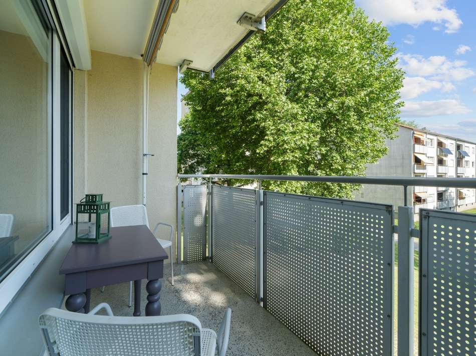 gemütlicher Balkon