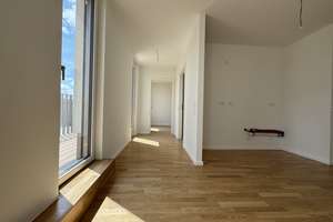 Das Glück hat ein Zuhause: ansprechende 2-Zimmer Wohnung mit großer Terrasse im Erstbezug