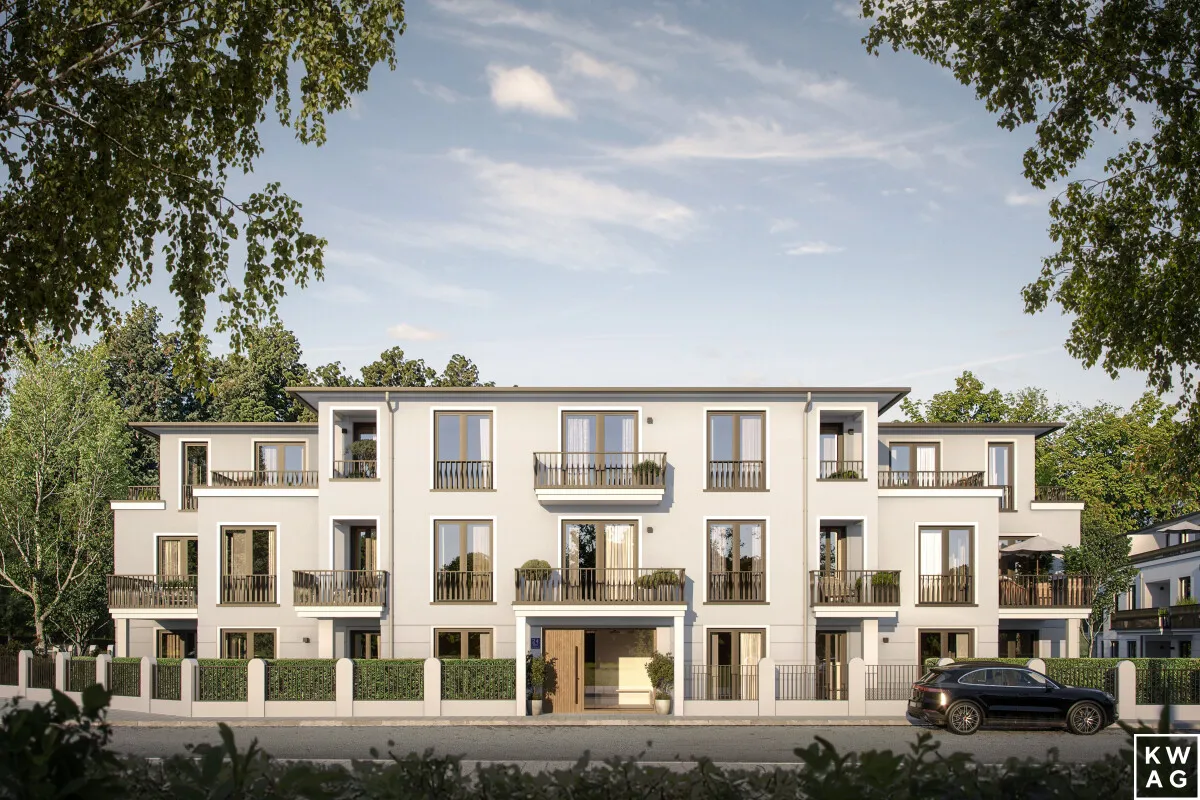 Neubau Harlaching: 2-Zimmer mit Garten