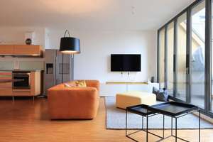 Rheinauhafen - Helle 3-Zi-Wohnung mit 2 Bäder, Einbauküche und Rheinterrasse, TG-Stellplatz – Agrippinawerft 12, 50678 Neustadt/Süd, Köln – Vorschaubild 2