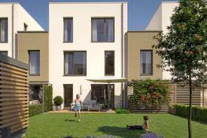 Großzügiges 6-Zimmer-Reihenhaus mit großem Garten, Ankleide und Dachterrasse