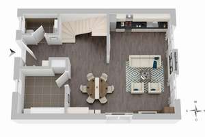 KfW-40 Doppelhaus-Stadtvilla – Energieeffizient, schlüsselfertig & zukunftssicher – Die vollständige Adresse der Immobilie erhältst du vom Anbieter., 49124 Georgsmarienhütte – Vorschaubild 5