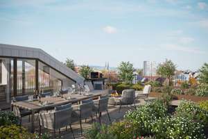 Außergewöhnliches Penthouse mit Dachgarten im Regensburger Westen