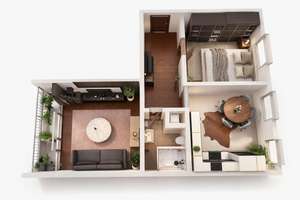 Kapitalanlage nahe der Pferderennbahn – 2-Zimmer-Wohnung – Die vollständige Adresse der Immobilie erhältst du vom Anbieter., 50737 Weidenpesch, Köln – Vorschaubild 8