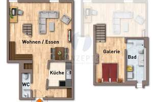 Barockviertel - Königstraße: Galeriewohnung mit EBK, Gäste-WC & Lift – Königstraße 1, 1097 Innere Neustadt, Dresden – Vorschaubild 2
