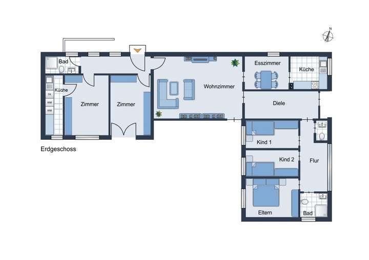 Grundriss Erdgeschoss