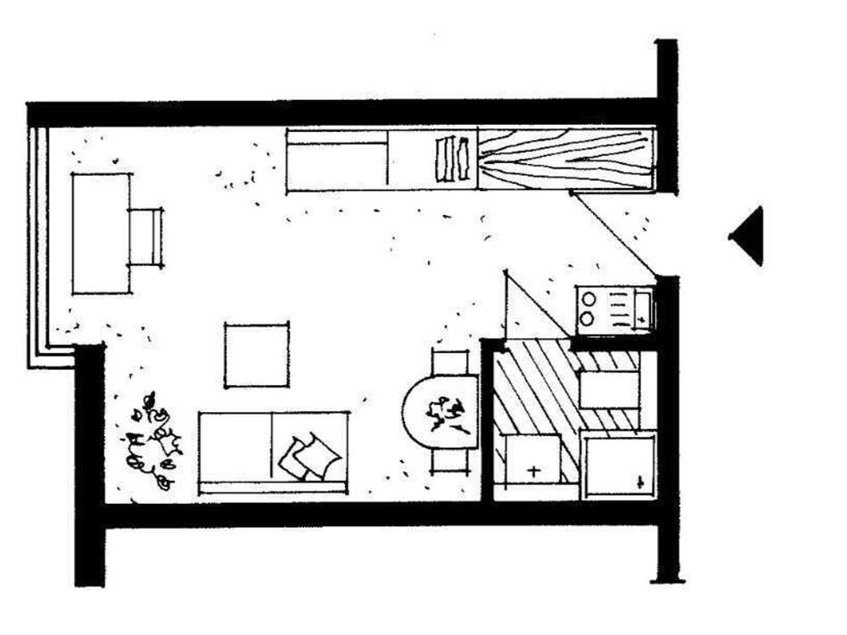 Blick in die Wohnung