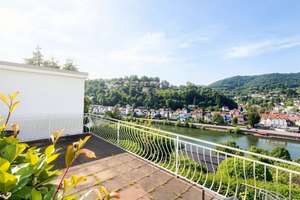 Sonnige Panoramavilla über dem Neckar – Familienanwesen mit Einliegerwohnung in exponierter Hanglage