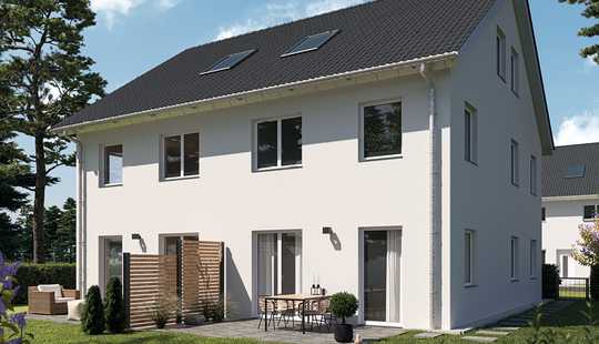 Bild von Energieeffiziente massiv gebaute DHH mit Platz für die ganze Familie