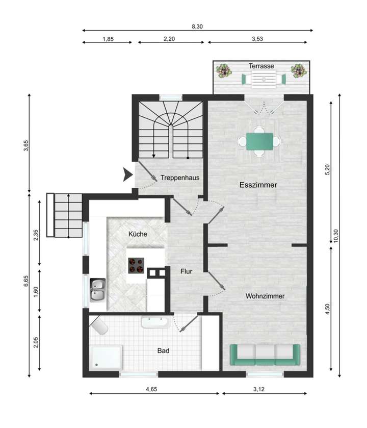 Grundriss EG