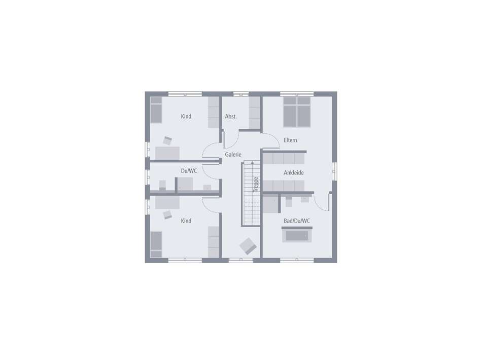 Grundriss Obergeschoss