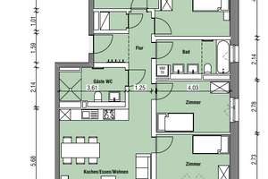 Große moderne Neubauwohnung – Essexweg 26, 48167 Gremmendorf-West, Münster – Vorschaubild 3