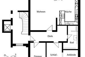 Hochwertig kernsanierte 3-Zimmer-Wohnung mit zwei Balkonen und Garage am Mulang – 34131 Bad Wilhelmshöhe, Kassel – Vorschaubild 16