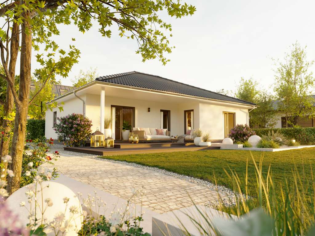 Immobilie in Mauth - Stufenlos wohnen im Winkelbungalow - Bild 0