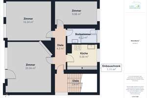 Großzügige 5-Zimmer-Wohnung auf zwei Ebenen in ruhiger Sackgasse Nürnberg-Reichelsdorf – Die vollständige Adresse der Immobilie erhältst du vom Anbieter., 90453 Reichelsdorf, Nürnberg – Vorschaubild 22