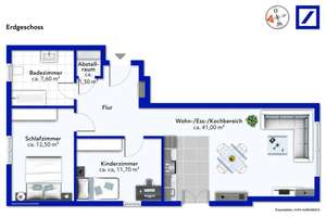 Energieeffiziente neuwertige Maisonette mit Garten in Hamburg-Jenfeld – Die vollständige Adresse der Immobilie erhältst du vom Anbieter., 22043 Jenfeld, Hamburg – Vorschaubild 24