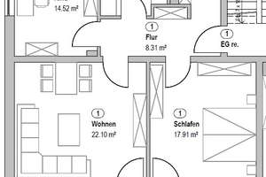 Hochparterre: Gut geschnittene 3-Zimmer-Wohnung im Westviertel – Die vollständige Adresse der Immobilie erhältst du vom Anbieter., 85049 Mitte, Ingolstadt – Vorschaubild 9