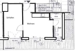 Sehr  helle 2-Zimmer- Wohnung mit Ost-Süd-Balkon – Kreuzerweg 33, 81825 Gartenstadt Trudering, München – Vorschaubild 9