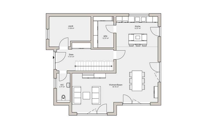 Grundriss Erdgeschoss