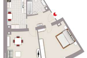 Helle 2-Zimmer-Wohnung in Pforzheim-Brötzingen – Frankstrasse 49, 75172 Weststadt, Pforzheim – Vorschaubild 1