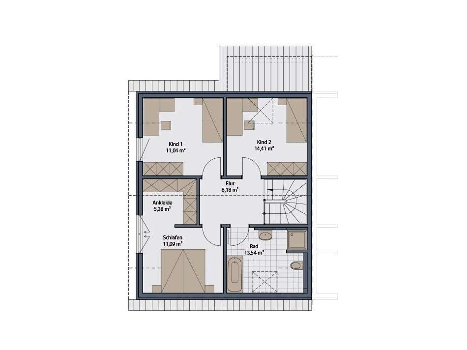 Grundriss Obergeschoss