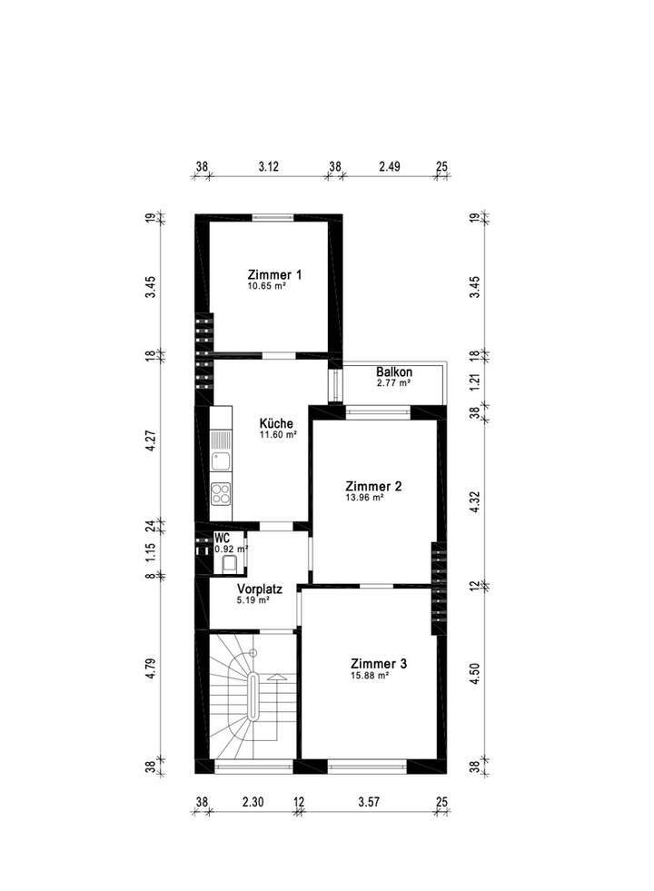 S&P | Grundriss 2. Obergeschos