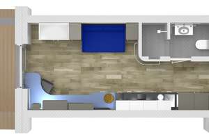 Möblierte Business - Apartments inkl. Ausstattung und Autostellplatz in Erlangen zu vermieten. – San-Carlos-Str. 4, 91058 Bachfeld, Erlangen – Vorschaubild 19