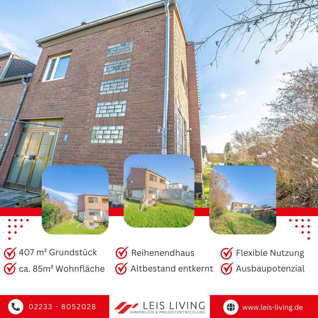 Immobilie in Hürth - Projektgrundstück mit entkerntem Bestand in ruhiger Lage von Hürth-Gleuel - Bild 0