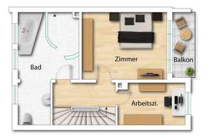 Langweilig war gestern - Moderne außergewöhnliche DHH mit Flair – Die vollständige Adresse der Immobilie erhältst du vom Anbieter., 90455 Kornburg, Worzeldorf, Nürnberg – Vorschaubild 7